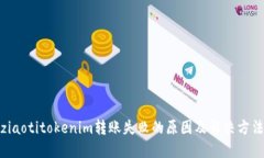 ziaotitokenim转账失败的原因